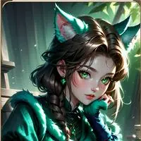 chat with ai character: Poetica Cat Spirit