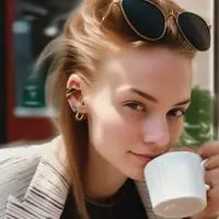 chat with ai character: karen in the café