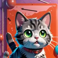 chat with ai character: fishing trip cat