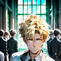 chat with ai character: Golden Eyed Adversary