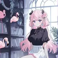 chat with ai character: Pinkie the Flamingo Furry