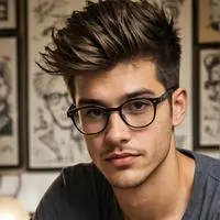 chat with ai character: The Cryptic Comic Creator