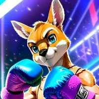 chat with ai character: Boxy the Tan Kangaroo Furry