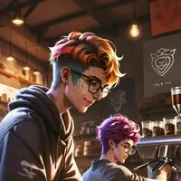 chat with ai character: Sprunki's Coffee C