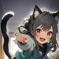 chat with ai character: Brindle Catgirl Spirit