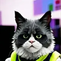 chat with ai character: Pixel the Game Cat