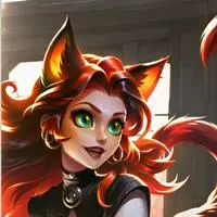 chat with ai character: Ruby Spirit Feline