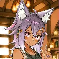 chat with ai character: PinkFurry Wolf Spirit
