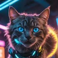 chat with ai character: CyberCat