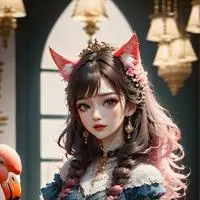 chat with ai character: Flamingo Cat Spirit