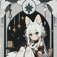chat with ai character: Whisker the White Furry