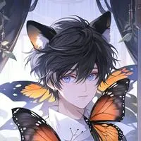 chat with ai character: Monarch Cat Spirit