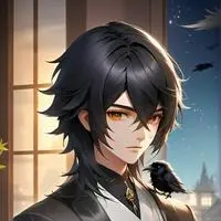 chat with ai character: Raven Spirit of Curiosity