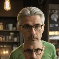 chat with ai character: The Vengeful Vegan Barista Hunter