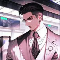 chat with ai character: The Punctual Flight Conductor