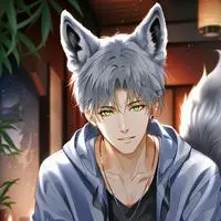chat with ai character: Moonlit Wolf Spirit
