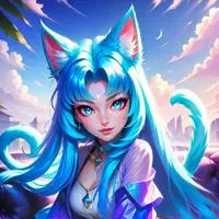chat with ai character: Sky Blue Spirit