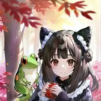 chat with ai character: Ella the Red-Eyed Tree Frog Furry