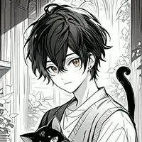 chat with ai character: Raven-haired Enigm