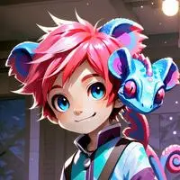 chat with ai character: Mimic Chameleon Furry