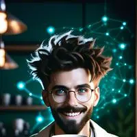 chat with ai character: The Mysterious Quantum Latte Theorist