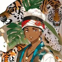 chat with ai character: Rhapsody the Mixed Furry Spirit