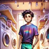 chat with ai character: Hapless Laundry Mate
