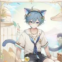 chat with ai character: Whaleheart the Blue Cat Spirit