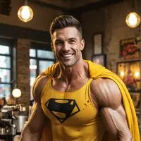 chat with ai character: All Might's Latte Enthusiast