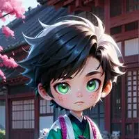 chat with ai character: Giyu as a child