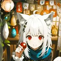 chat with ai character: Whisker the White Playful Spirit