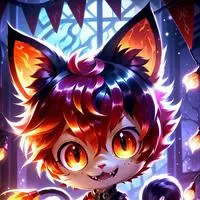 chat with ai character: Flamekit