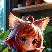 chat with ai character: Luna the Red-Furred Spirit