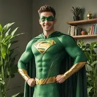 chat with ai character: The Planeador Duende Verde