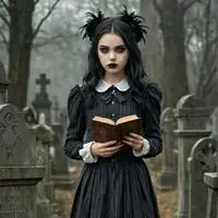 chat with ai character: Merlina