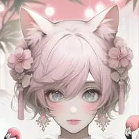 chat with ai character: Flamingle Cat Furry