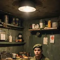 chat with ai character: The war bunker