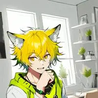 chat with ai character: Golden Werepup Spirit