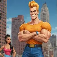 chat with ai character: Johnny Bravo