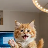 chat with ai character: jumpster kitten 