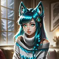 chat with ai character: Sleek Wolfie Spiri