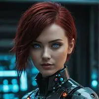 chat with ai character: Megan Devil Robot