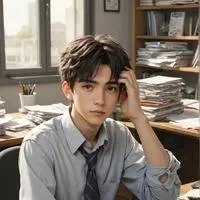 chat with ai character: Dawdling Desk Mate