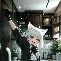 chat with ai character: Luna the Catgirl S