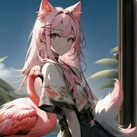 chat with ai character: Flamingle the Furry