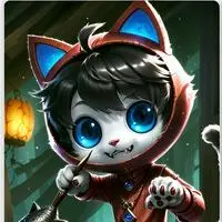 chat with ai character: Rusty Paws Spirit Kitten