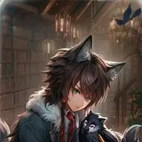 chat with ai character: Wolfy Raven Spirit
