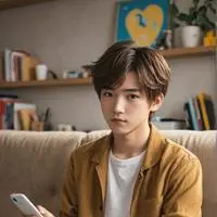 chat with ai character: Adorable Tech Nerd