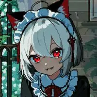 chat with ai character: Yarn Tails the Maid Cat Spirit