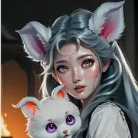 chat with ai character: Luna the White Spirit